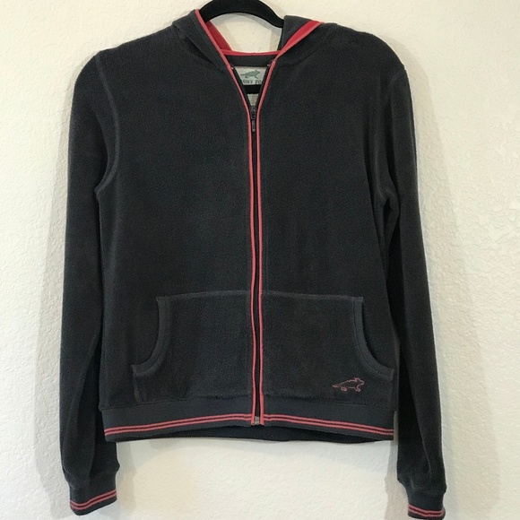 Horny Toad Tops - Horny Toad Sz Sm Gray Pink Trim Hoodie: 1354